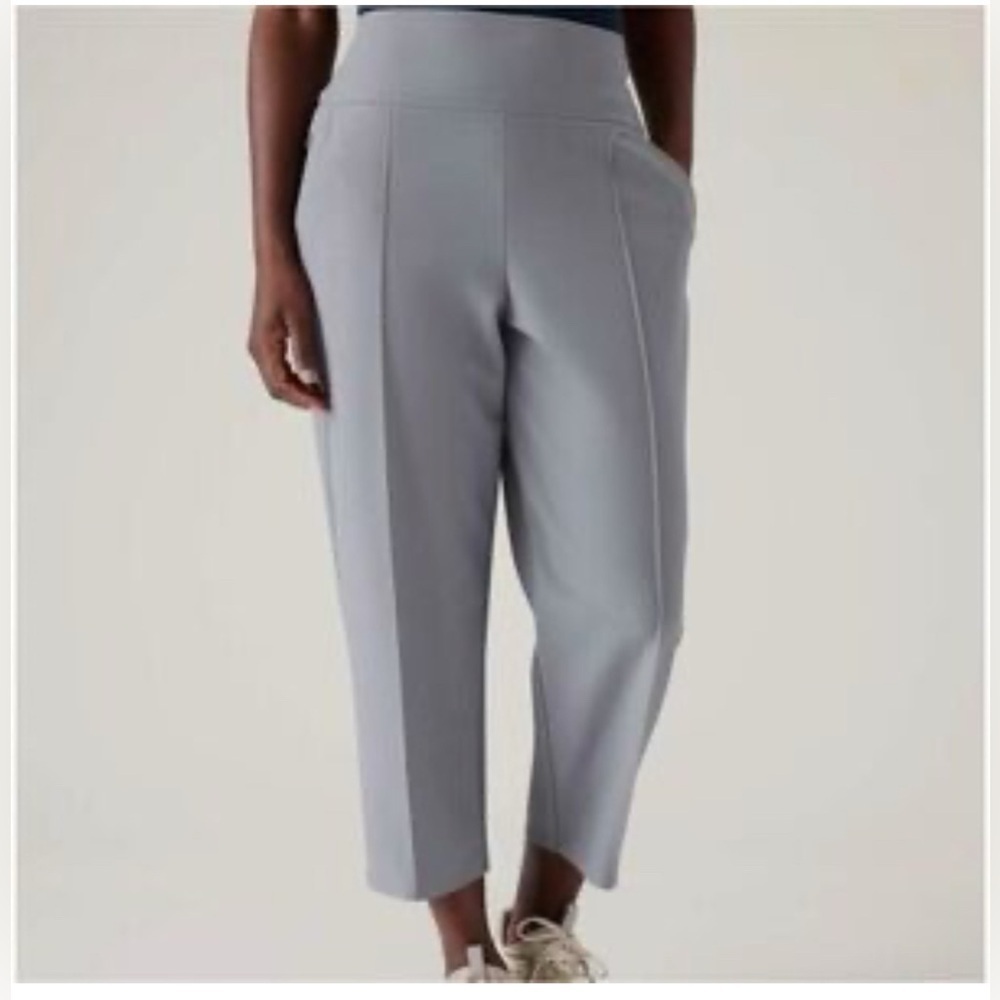 Athleta Stylish Gray Women's Pants 14